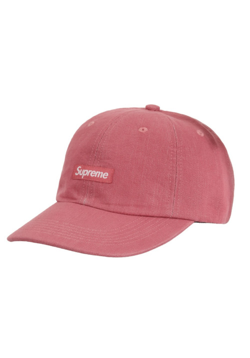 Supreme Cordura Denim Small Box 6-Panel Pink