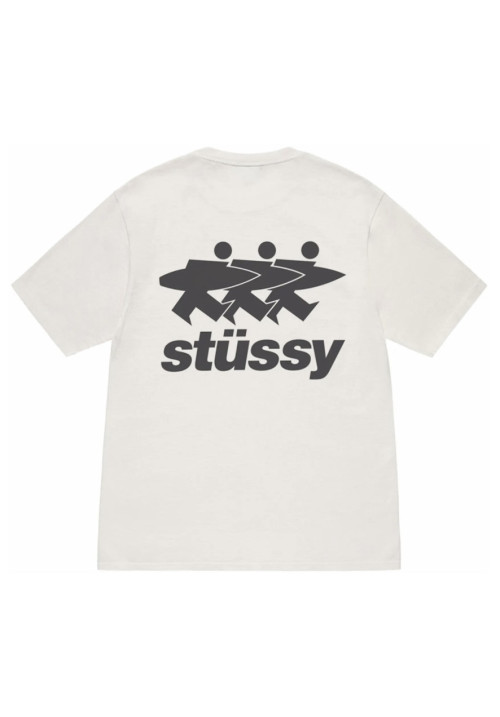 Stussy Surfwalk Pigment Dyed Tee White