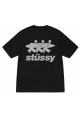 Stussy Surfwalk Pigment Dyed Tee Black