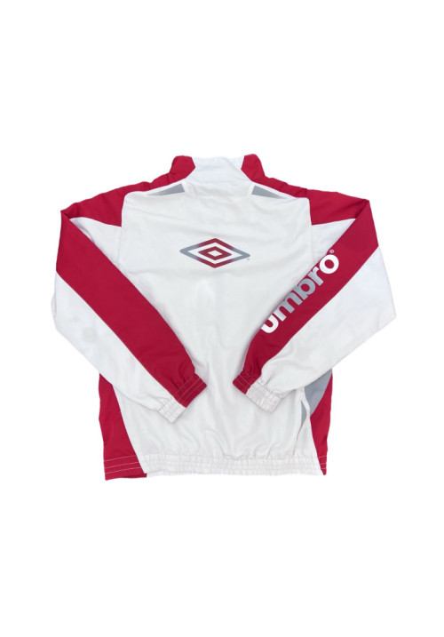 Vintage Umbro Y2K Track Jacket White Red