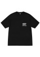 Stussy Surfwalk Pigment Dyed Tee Black