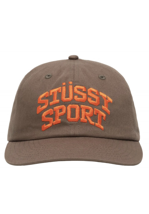 Stussy Mid-Depth Sport Snapback Brown