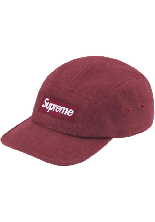 Supreme Denim Camp Cap Red