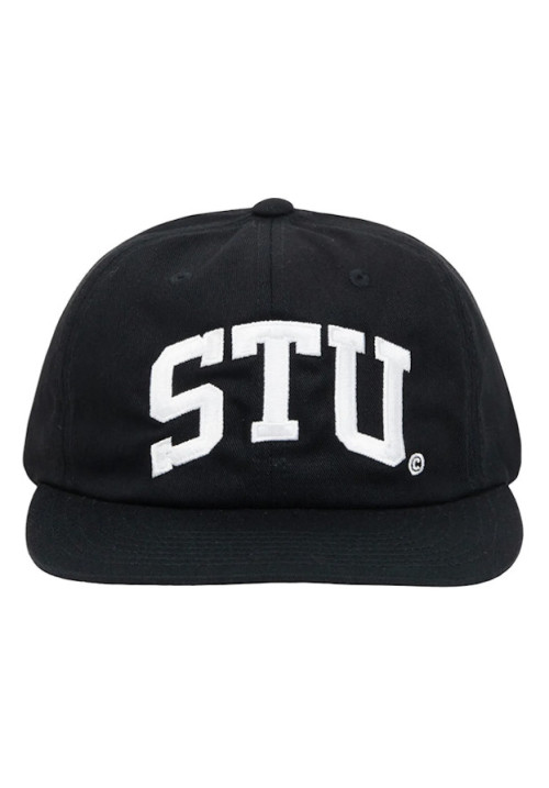 Stussy STU Arch Strapback Cap Black
