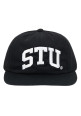 Stussy STU Arch Strapback Cap Black